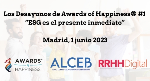 Awards of Happiness organiza en Madrid un desayuno exclusivo para profesionales de ESG