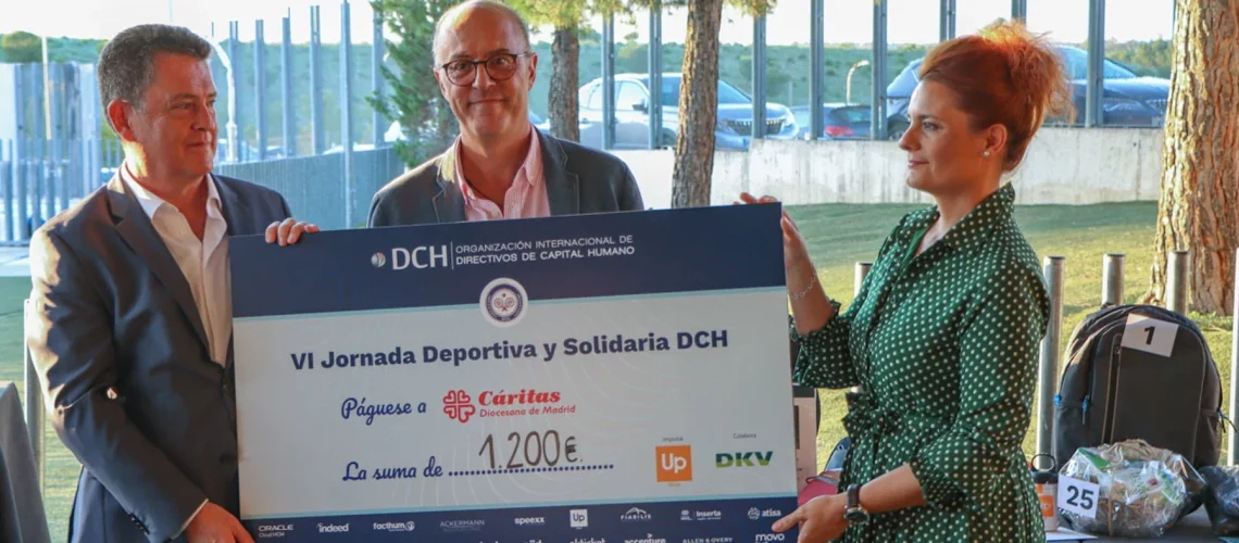 Éxito en la VI Jornada Deportiva y Solidaria DCH, con el impulso de Up Spain, en colaboración con DKV, a Beneficio de Cáritas_65245c37745cf.webp